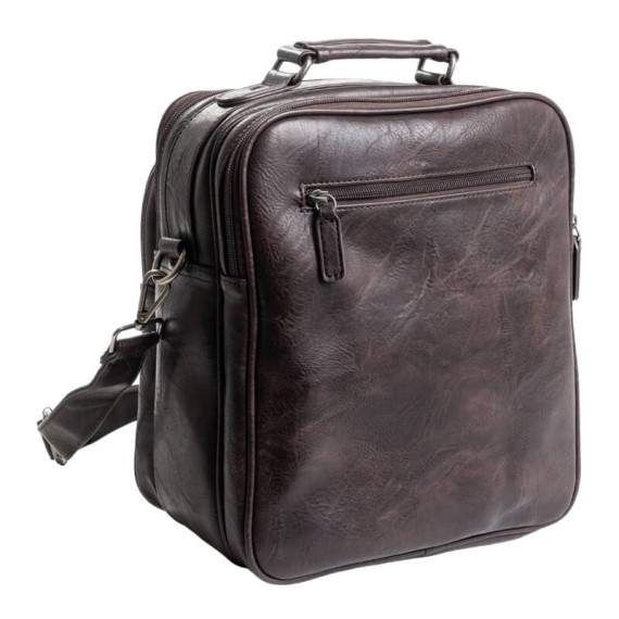 Bolsa de Tiracolo Grande c/ Pega Matties NAPPA Castanho Café | Ref. 132.4012130