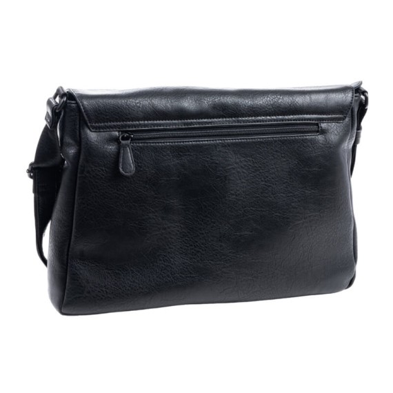 Pasta de Tiracolo para Homem Matties RUSTIC Preta | Ref. 132.4010320