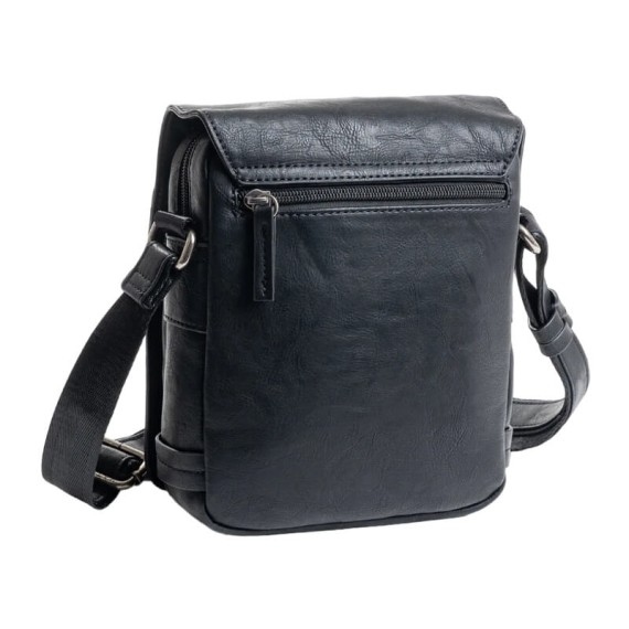 Bolsa de Tiracolo c/ Aba Homem Matties JUVENIL Preta | Ref. 132.4013320