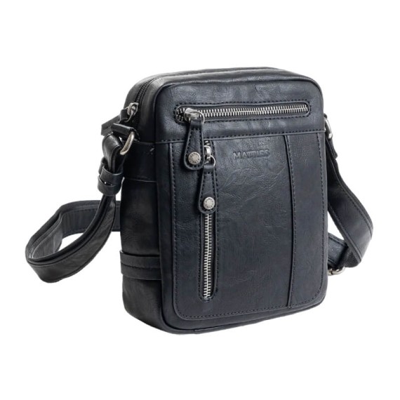 Bolsa de Tiracolo Homem Matties JUVENIL 4132 Preta | Ref. 132.4013220