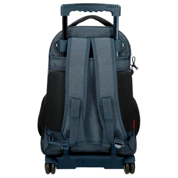 Mochila Escolar 44cm 2R. Compacta Pepe Jeans KAY Azul | Ref. 186.6672921