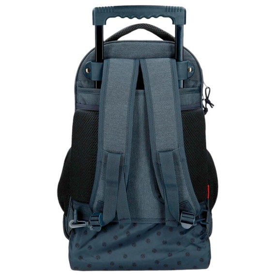 Mochila Escolar 44cm 2R. Compacta Pepe Jeans KAY Azul | Ref. 186.6672921