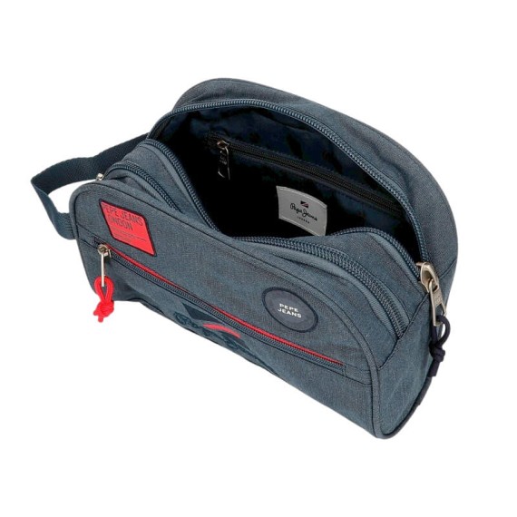 Necessaire Adaptável 2C Pepe Jeans KAY Azul | Ref. 186.6674421 Necessaire Adaptável 2C Pepe Jeans KAY Azul | Ref. 186.6674421