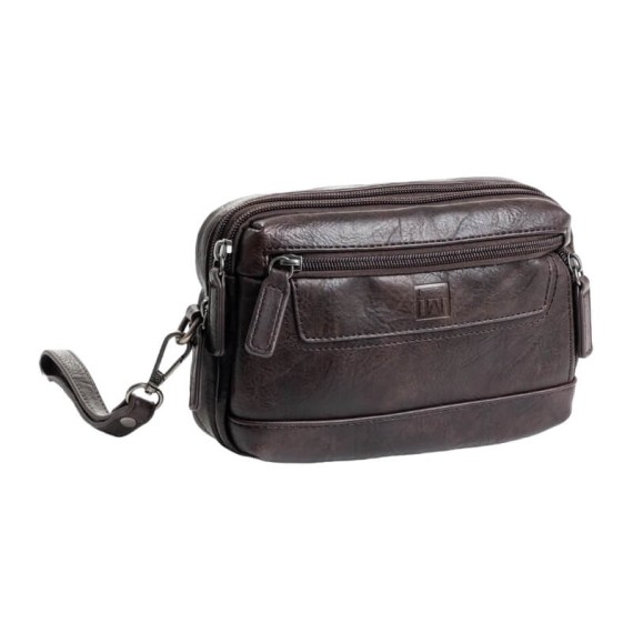 Necessaire de Homem Matties NAPPA Castanho Café, Cor: Castanho Café
