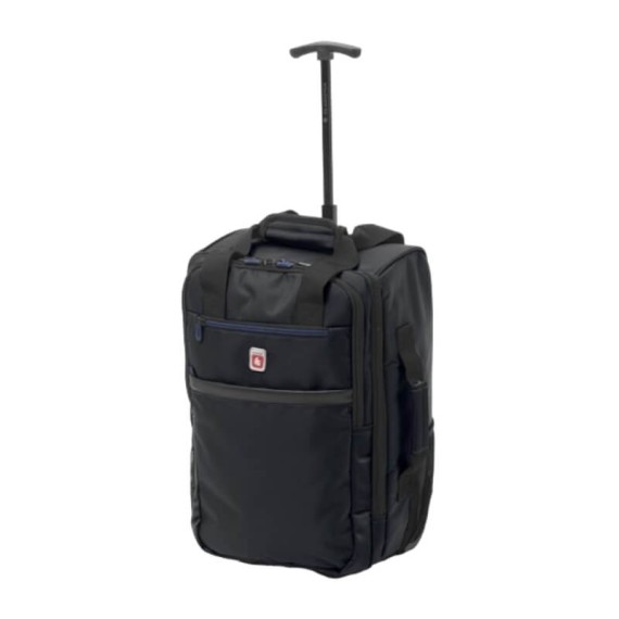 Trolley / Mochila com Rodas Vueling/Ryanair Gladitor TRICK Preto | Ref. 225.074804