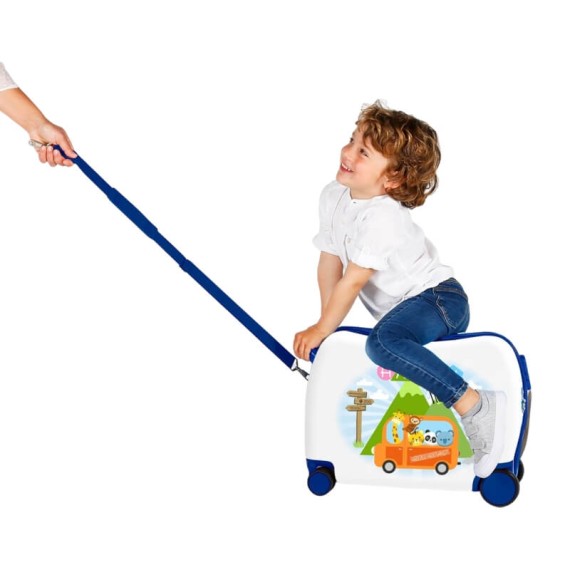 Mala de Viagem Infantil 4 Rodas Roll Road LITTE ME HAPPY Azul | Ref. 186.4749861 Mala de Viagem Infantil 4 Rodas Roll Road LITTE ME HAPPY Azul | Ref. 186.4749861