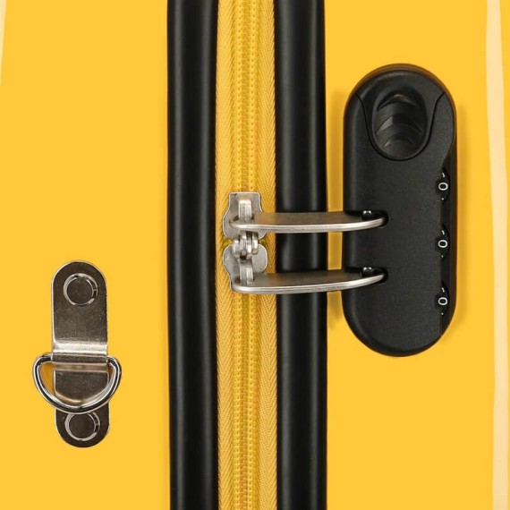 Mala de Viagem Infantil ABS 4 Rodas Winnie The Pooh Ocre | Ref. 186.2639822