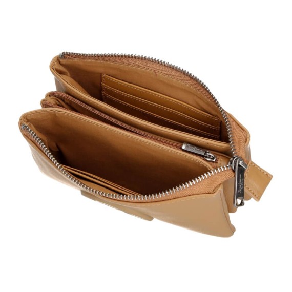 Necessaire Três Compartimentos Pepe Jeans MARA Mostarda | Ref. 186.7244333
