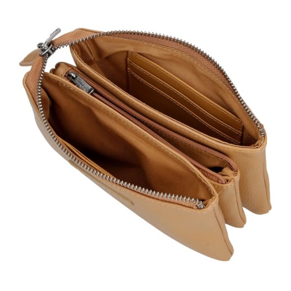 Necessaire Três Compartimentos Pepe Jeans MARA Mostarda | Ref. 186.7244333