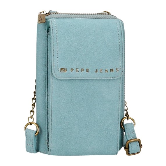 Carteira Bolsa e Porta Telemóvel Pepe Jeans DIANE Azul | Ref. 186.7575334