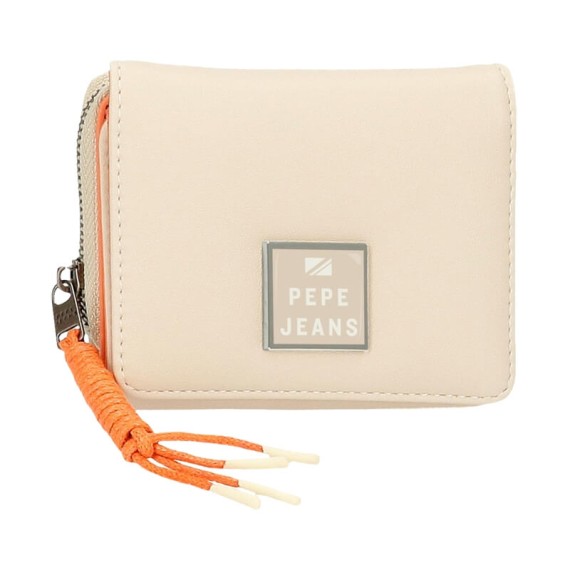Carteira com Porta-Moedas Pepe Jeans BEA Bege | Ref. 186.7568232