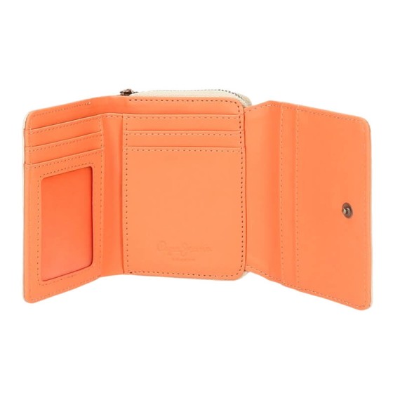Carteira com Porta-Moedas Pepe Jeans BEA Bege | Ref. 186.7568232