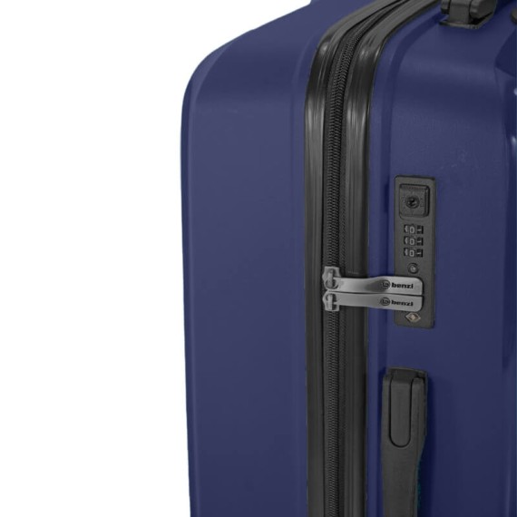 Benzi Mala de Viagem / Trolley Médio 65cm 4 Rodas Azul | Ref. 288.BZ5685A-B