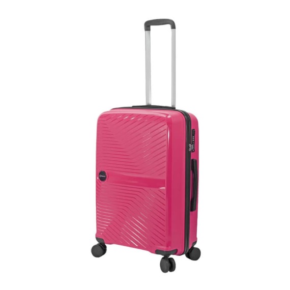 Benzi Mala de Viagem / Trolley Médio 65cm 4 Rodas Rosa | Ref. 288.BZ5685R-B