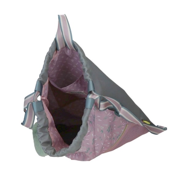 Mochila Saco c/ Bolso Frontal Enso BEAUTIFUL DAY Lilás | Ref. 186.9513821