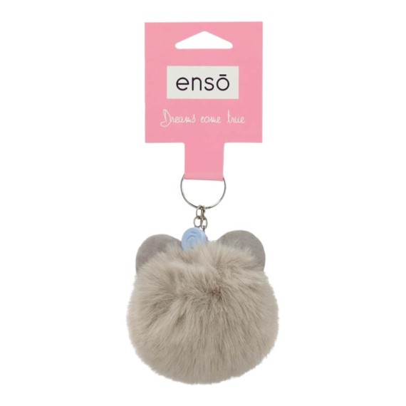 Porta-Chaves Enso Pompom Cinzento | Ref. 186.9610227