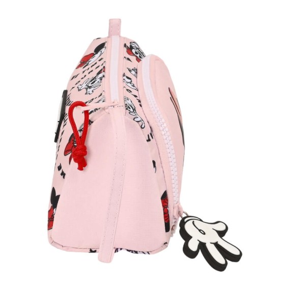 Estojo Escolar com Bolso Minnie ME TIME Rosa | Ref. 248.412312917