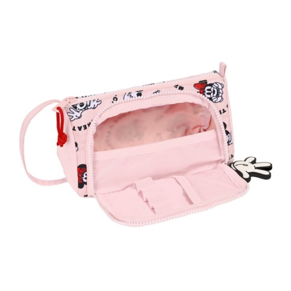 Estojo Escolar com Bolso Minnie ME TIME Rosa | Ref. 248.412312917