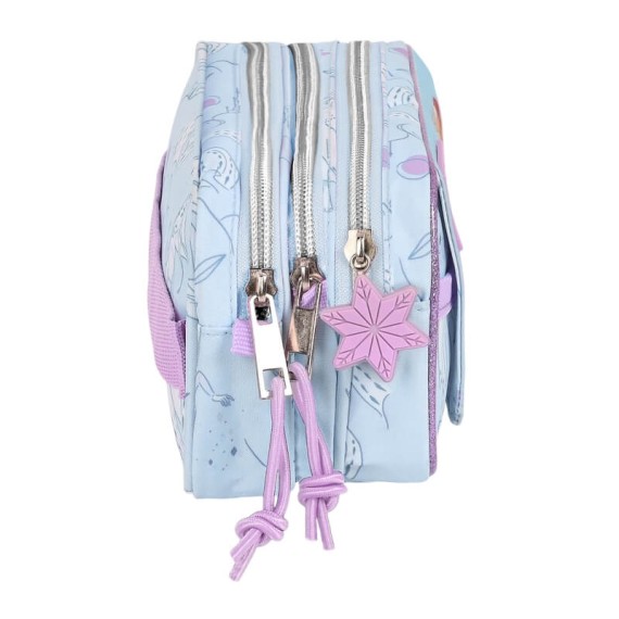 Estojo Escolar Triplo Big Frozen BELIEVE Azul | Ref. 248.812315710 Estojo Escolar Triplo Big Frozen BELIEVE Azul | Ref. 248.812315710