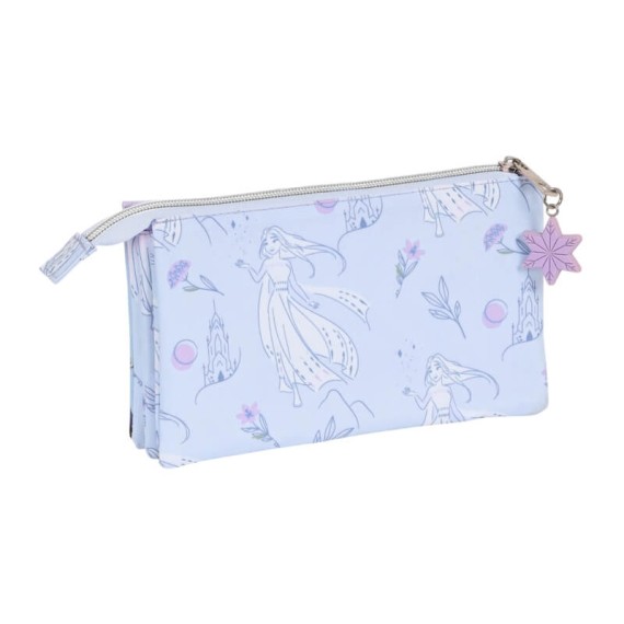 Estojo Escolar Triplo Frozen BELIEVE Azul | Ref. 248.812315744 Estojo Escolar Triplo Frozen BELIEVE Azul | Ref. 248.812315744