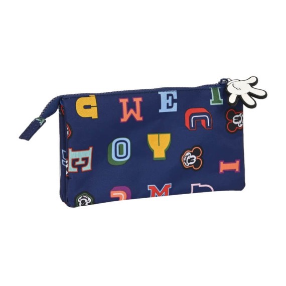 Estojo Escolar Triplo MICKEY Only One Azul | Ref. 248.812314744 Estojo Escolar Triplo MICKEY Only One Azul | Ref. 248.812314744