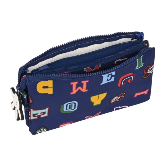 Estojo Escolar Triplo MICKEY Only One Azul | Ref. 248.812314744 Estojo Escolar Triplo MICKEY Only One Azul | Ref. 248.812314744