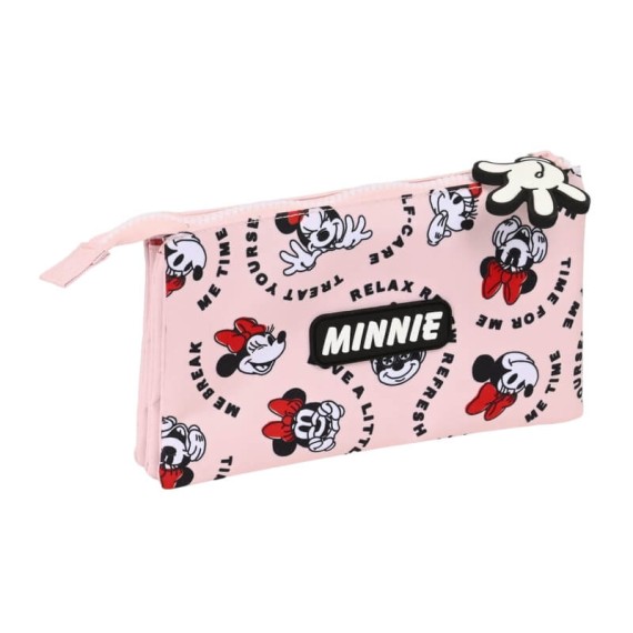 Estojo Escolar Triplo Minnie ME TIME Rosa | Ref. 248.812312744