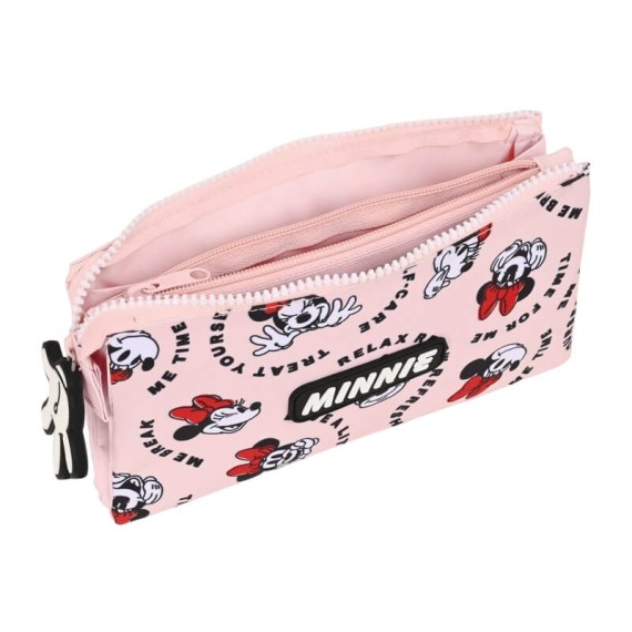 Estojo Escolar Triplo Minnie ME TIME Rosa | Ref. 248.812312744