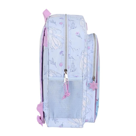 Mochila Escolar Júnior Adap. 38Cm Frozen BELIEVE Azul | Ref. 248.612315640