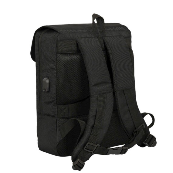 Mochila com Pala para Computador 13.3” USB Safta BUSINESS Preta | Ref. 248.642200359