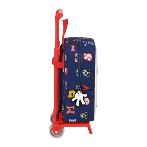 Mochila de Criança c/ Carro 27Cm MICKEY Only One Azul | Ref. 248.612314280 Mochila de Criança c/ Carro 27Cm MICKEY Only One Azul | Ref. 248.612314280