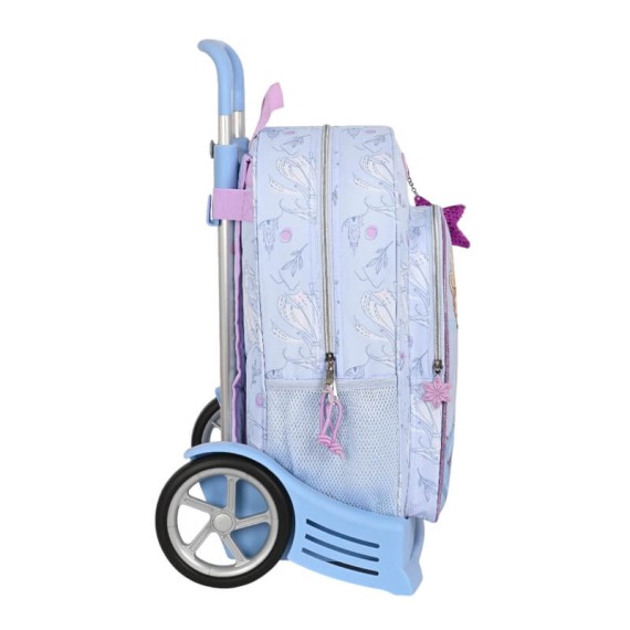 Mochila Escolar 42Cm c/ Carro Evolution Frozen BELIEVE Azul | Ref. 248.612315860 Mochila Escolar 42Cm c/ Carro Evolution Frozen BELIEVE Azul | Ref. 248.612315860