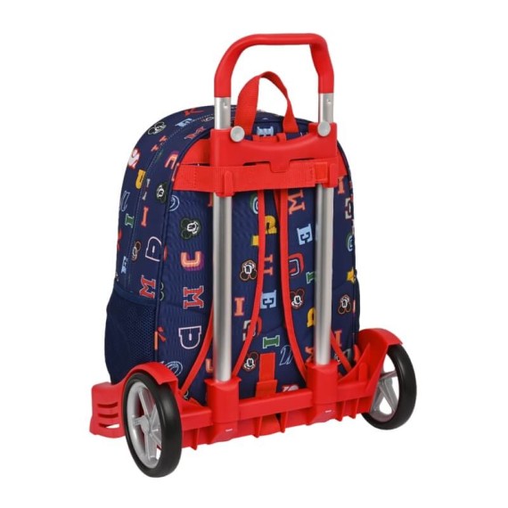 Mochila Escolar 42Cm c/ Carro Evolution MICKEY Only One Azul | Ref. 248.612314860 Mochila Escolar 42Cm c/ Carro Evolution MICKEY Only One Azul | Ref. 248.612314860