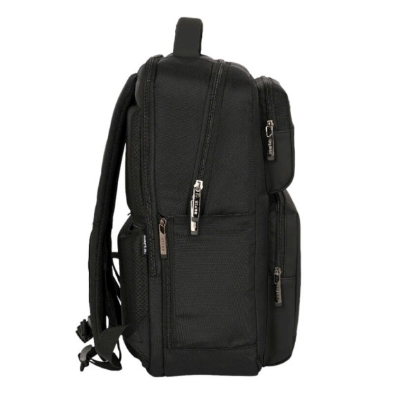Mochila para Computador 15.6” USB c/ 2 Bolsos Frontais Safta BUSINESS Preta | Ref. 248.642200377