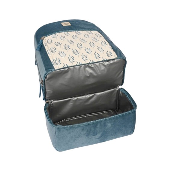 Mochila Térmica p/ Acessórios de Bebé Safta LEAVES Azul | Ref. 248.642233883