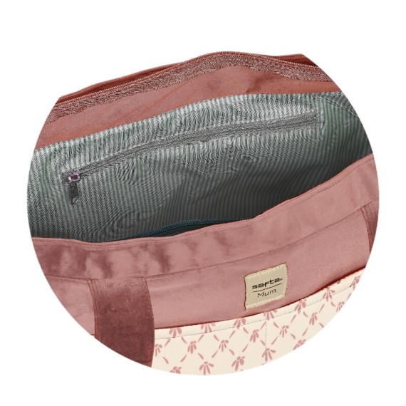 Saco Adaptável a Carrinho de Bebé Safta MARSALA Rosa | Ref. 248.642234745