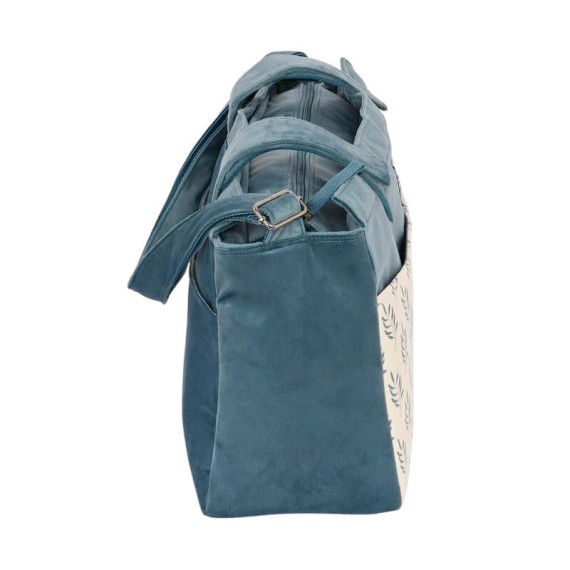 Saco Adaptável a Carrinho de Bebé Safta LEAVES Azul | Ref. 248.642233745 Saco Adaptável a Carrinho de Bebé Safta LEAVES Azul | Ref. 248.642233745