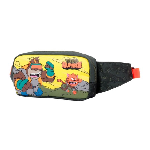 Bolsa de Cintura Infantil Totto BRAWLMASTER 4DJ Verde | Ref. 330.AJ50BWM0014DJU