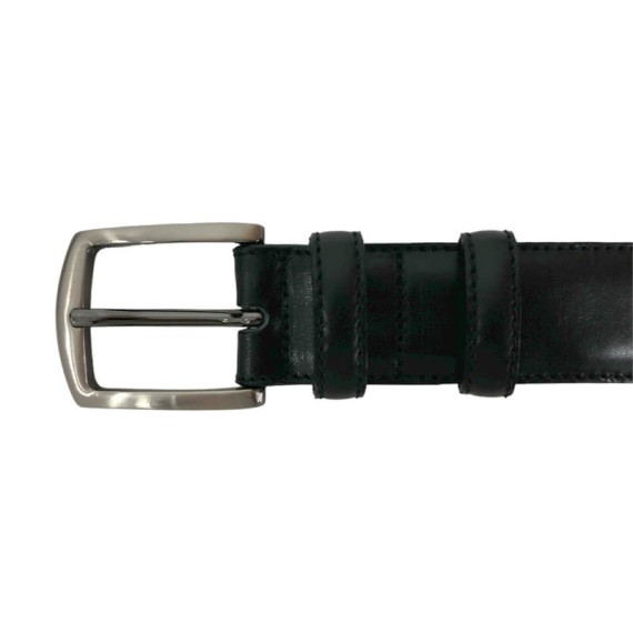 Cinto Clássico em Couro 115cm Joseph Louis 227 Preto | Ref. 39.227P115