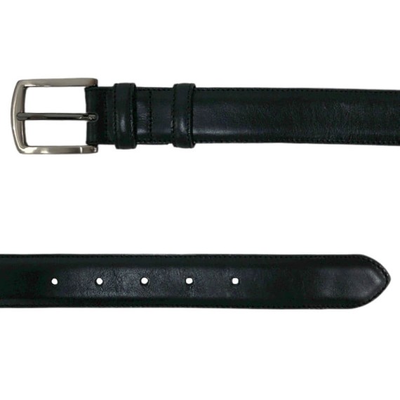 Cinto Clássico em Couro 115cm Joseph Louis 227 Preto | Ref. 39.227P115