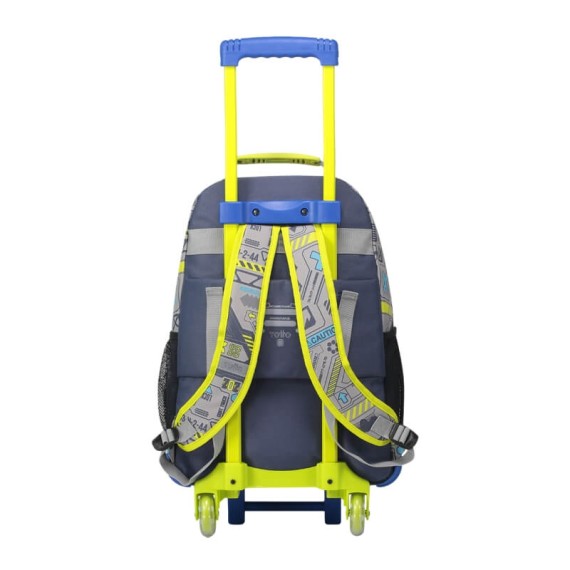 Mochila Escolar com Rodas L 47Cm Totto MONARK 4YI Azul | Ref. 330.MJ03MNK0034YIL