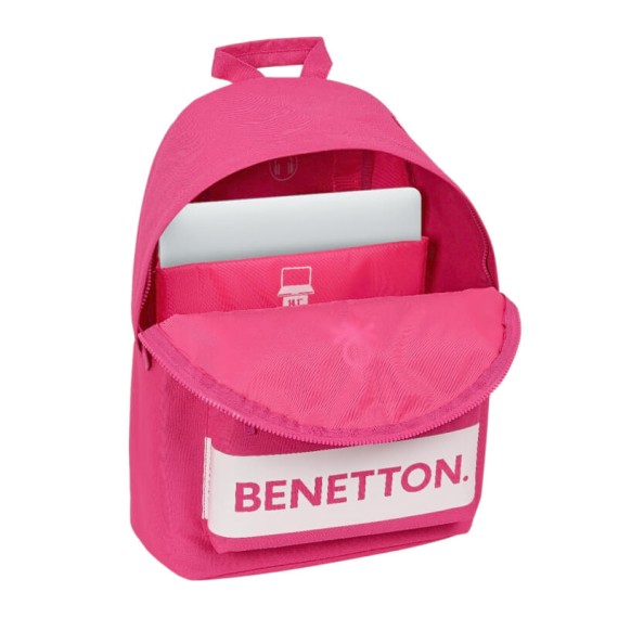 Mochila para Portátil 14.1” Benetton RASPBERRY Fuschia | Ref. 248.642316819 Mochila para Portátil 14.1” Benetton RASPBERRY Fuschia | Ref. 248.642316819