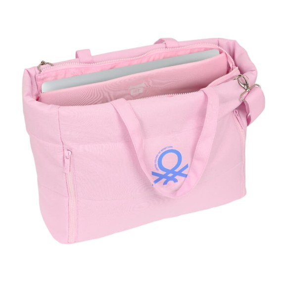 Saco de Ombro para Computador 14.1” Benetton PINK Rosa | Ref. 248.642314293