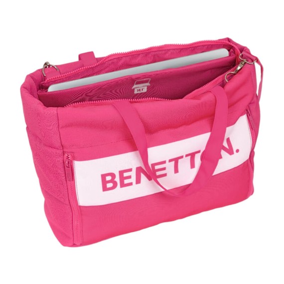 Saco de Ombro para Computador 14.1” Benetton RASPBERRY Fuschia | Ref. 248.642316293
