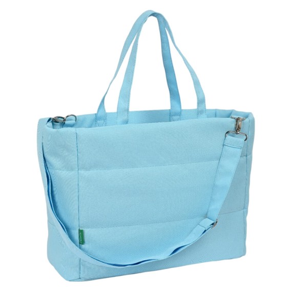 Saco de Ombro para Computador 14.1” Benetton SEQUINS Azul | Ref. 248.642315293