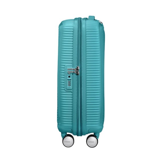 American Tourister Mala de Cabine / Trolley 55cm 4R Exp. SOUNDBOX Turquesa | Ref. 9232G00161