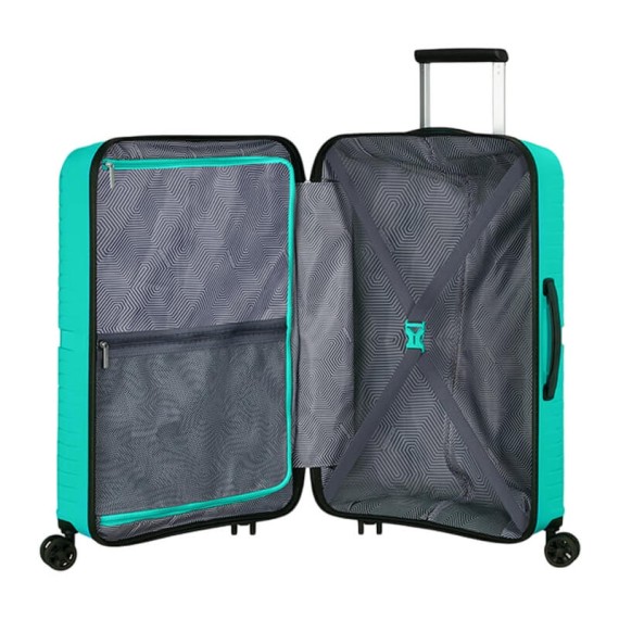 American Tourister Mala de Viagem Média 67cm 4R AIRCONIC Verde Água | Ref. 9288G00234