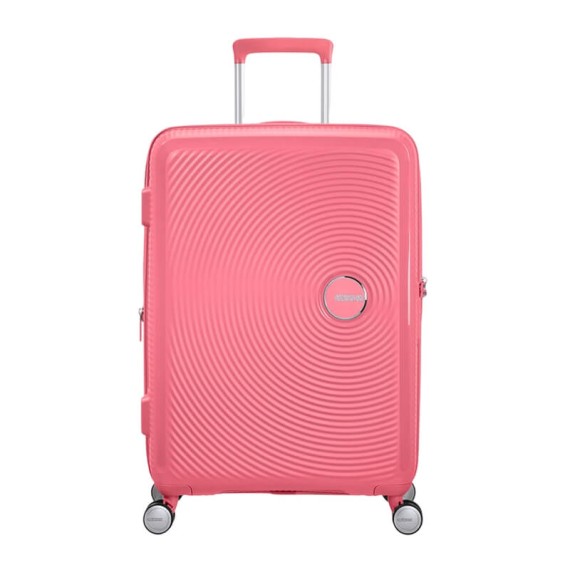 American Tourister Mala de Viagem Média 67cm 4R Exp. SOUNDBOX Coral | Ref. 9232G00200