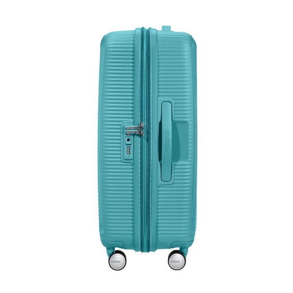 American Tourister Mala de Viagem Média 67cm 4R Exp. SOUNDBOX Turquesa | Ref. 9232G00261