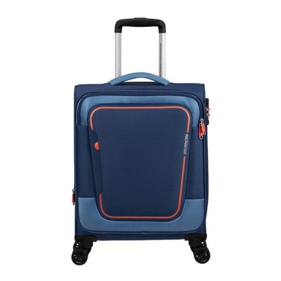 American Tourister Mala de Cabine / Trolley 55cm 4R Exp. PULSONIC Azul Marinho | Ref. 92MD600141